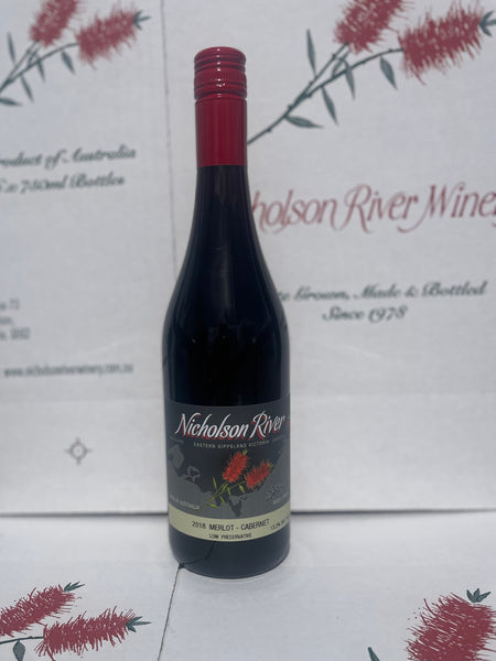 2018 Merlot - Cabernet Savignon - Cabernet Franc. Low preservative wine. Vegan friendly wine.