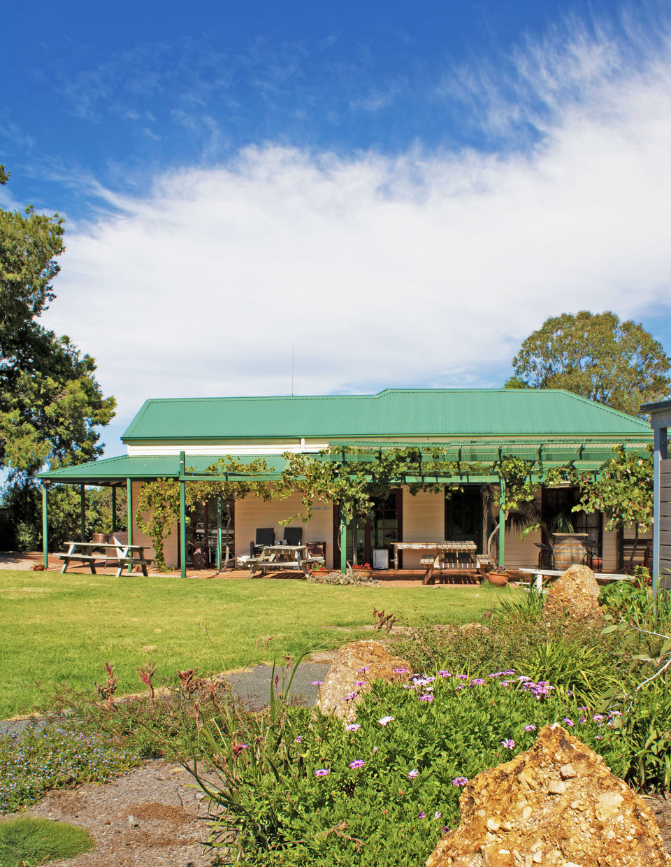 Wine tastings at the Cellar Door. Tasting platters & wine & cheese matching classes. Functions & weddins in the Barrel Room.